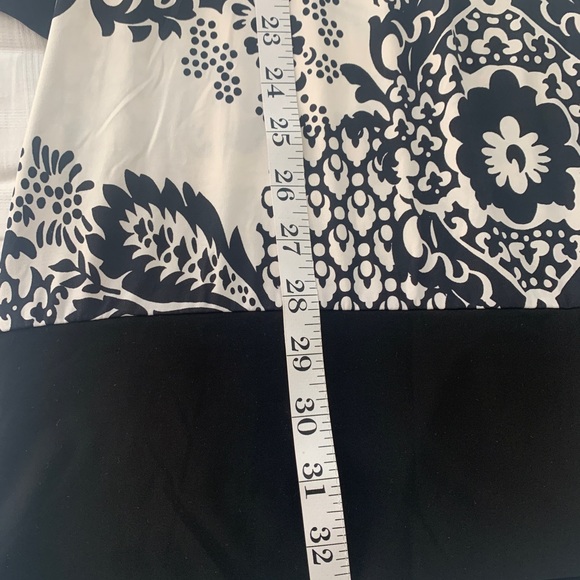 Black and Cream vintage tunic. Size small - Picture 5 of 7